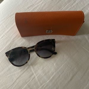 Tory Burch Panama Sunglasses with Case